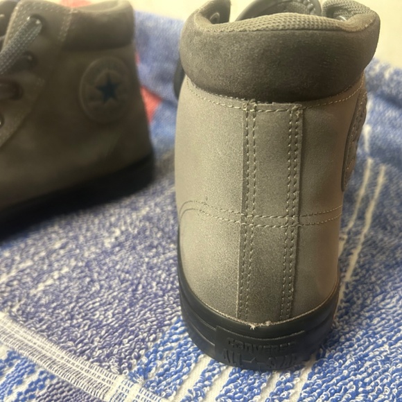 Gray Converse All Star/Chuck Taylor High Tops - Picture 6 of 16